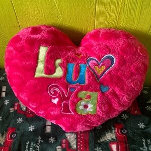 Giant Pink Heart Pillow